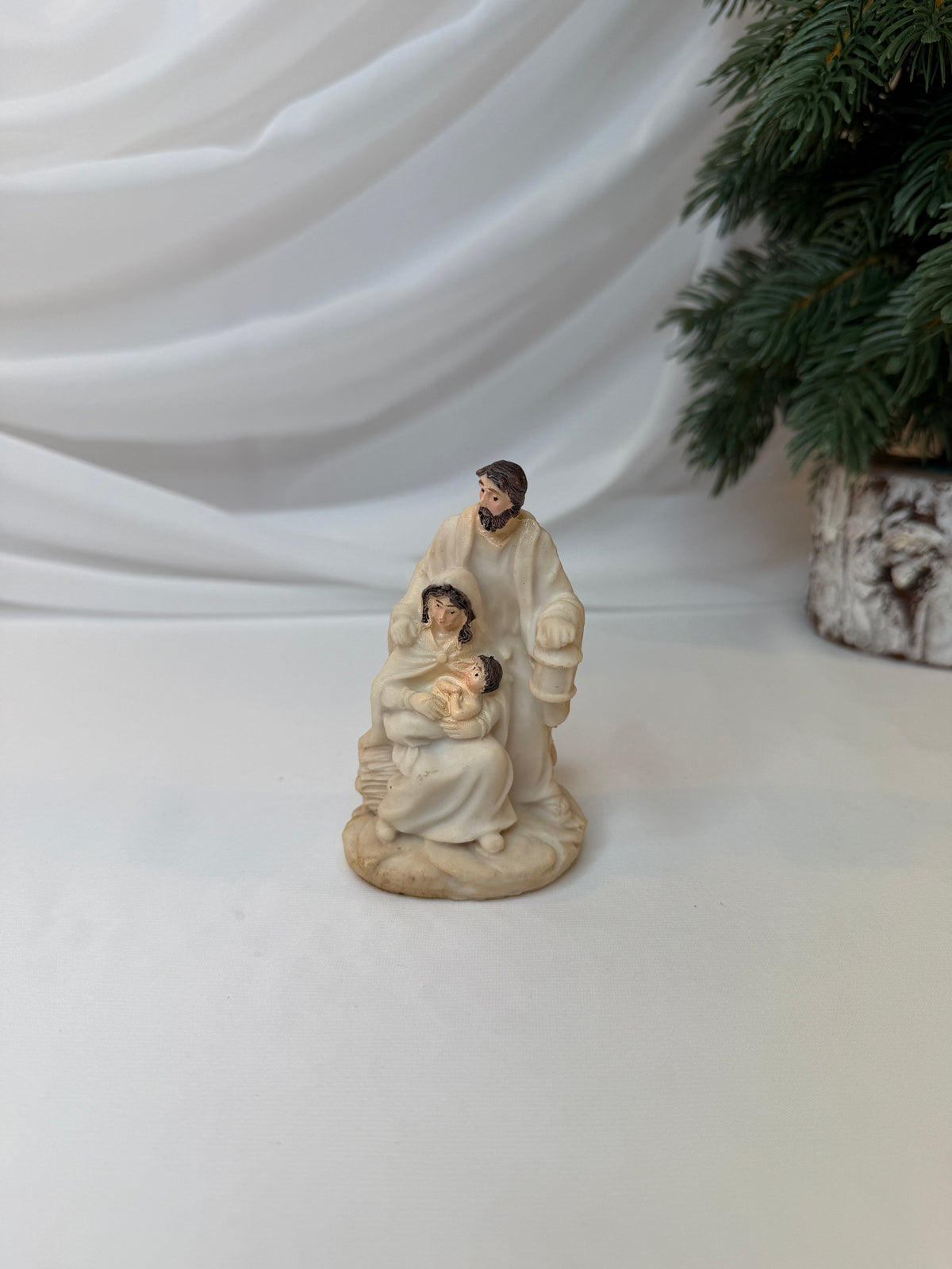 Bibelou Rasina Nasterea Cu Felinar Natur 7117-1