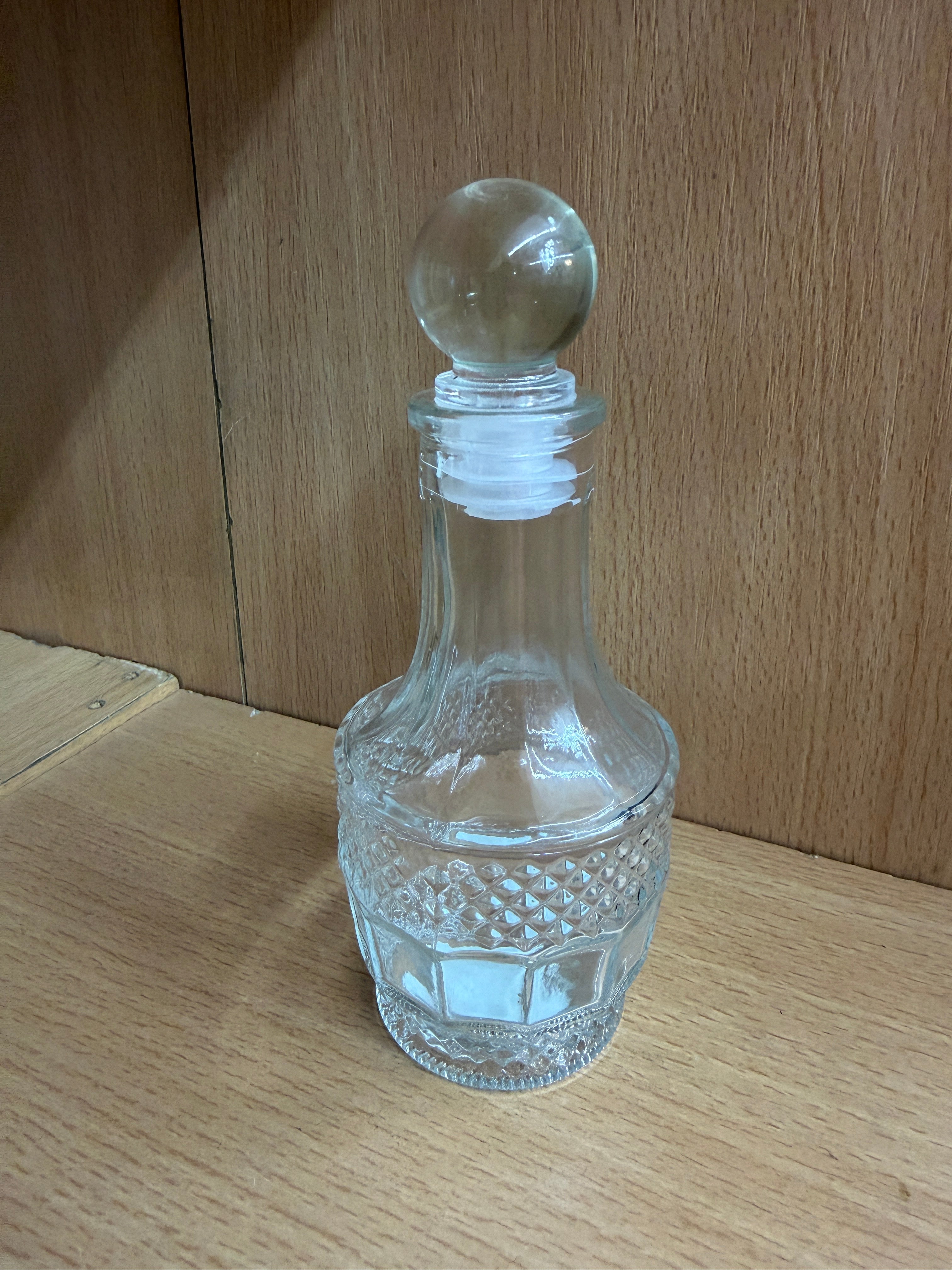 Sticlute Mir cu Dop Sticla Rotunda Romburi Sus si Jos