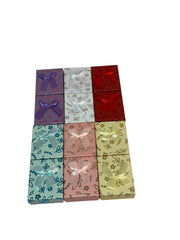 Cutii Bijuterii Pentru Set Carton 7x9 cm Frunze Metalizat