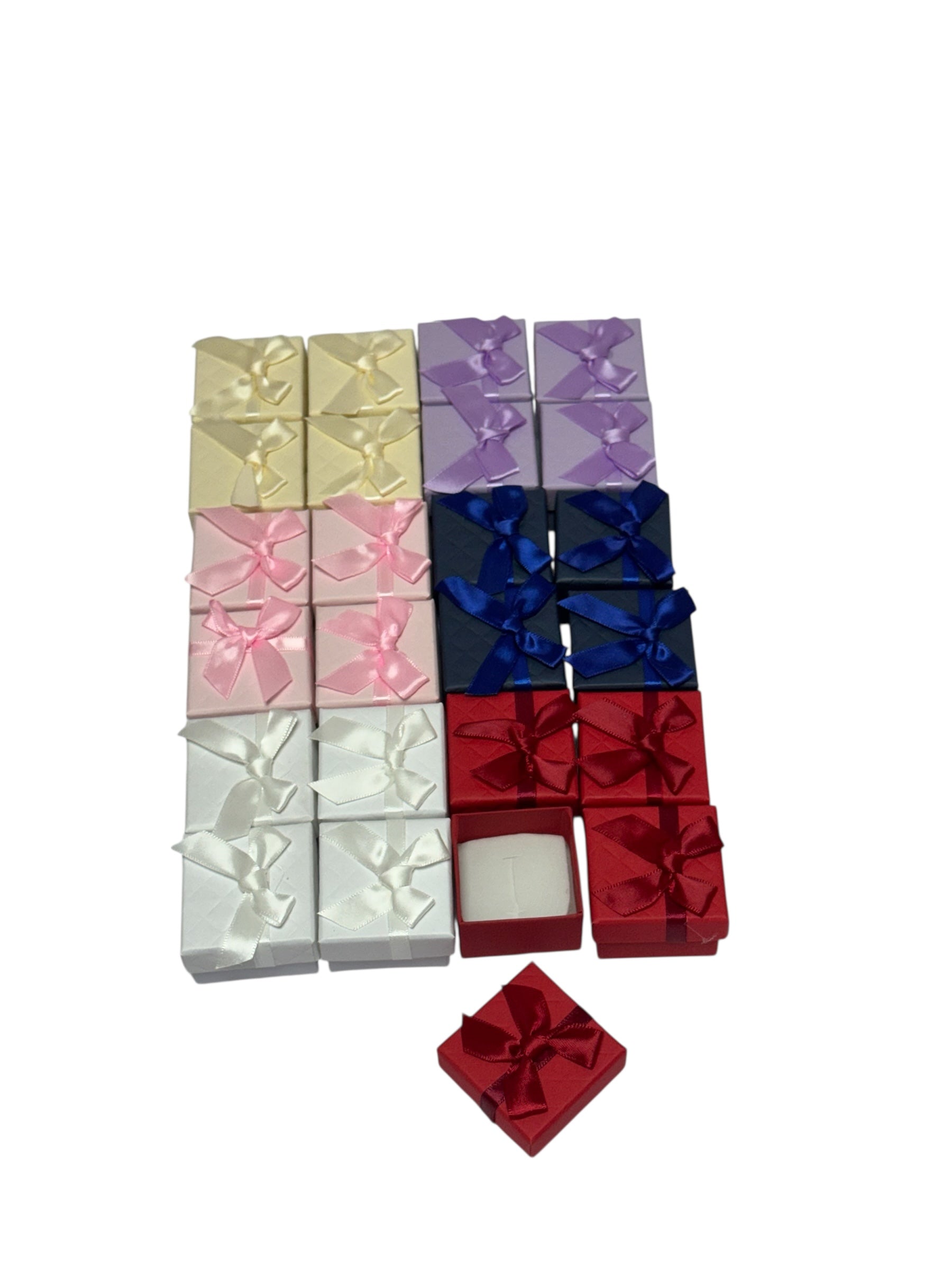 Cutie Carton Pentru Inel 5x5cm 24/set Brocat