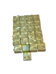 Cutii Carton Bijuterii 5x5cm 24/set Patratele Crem