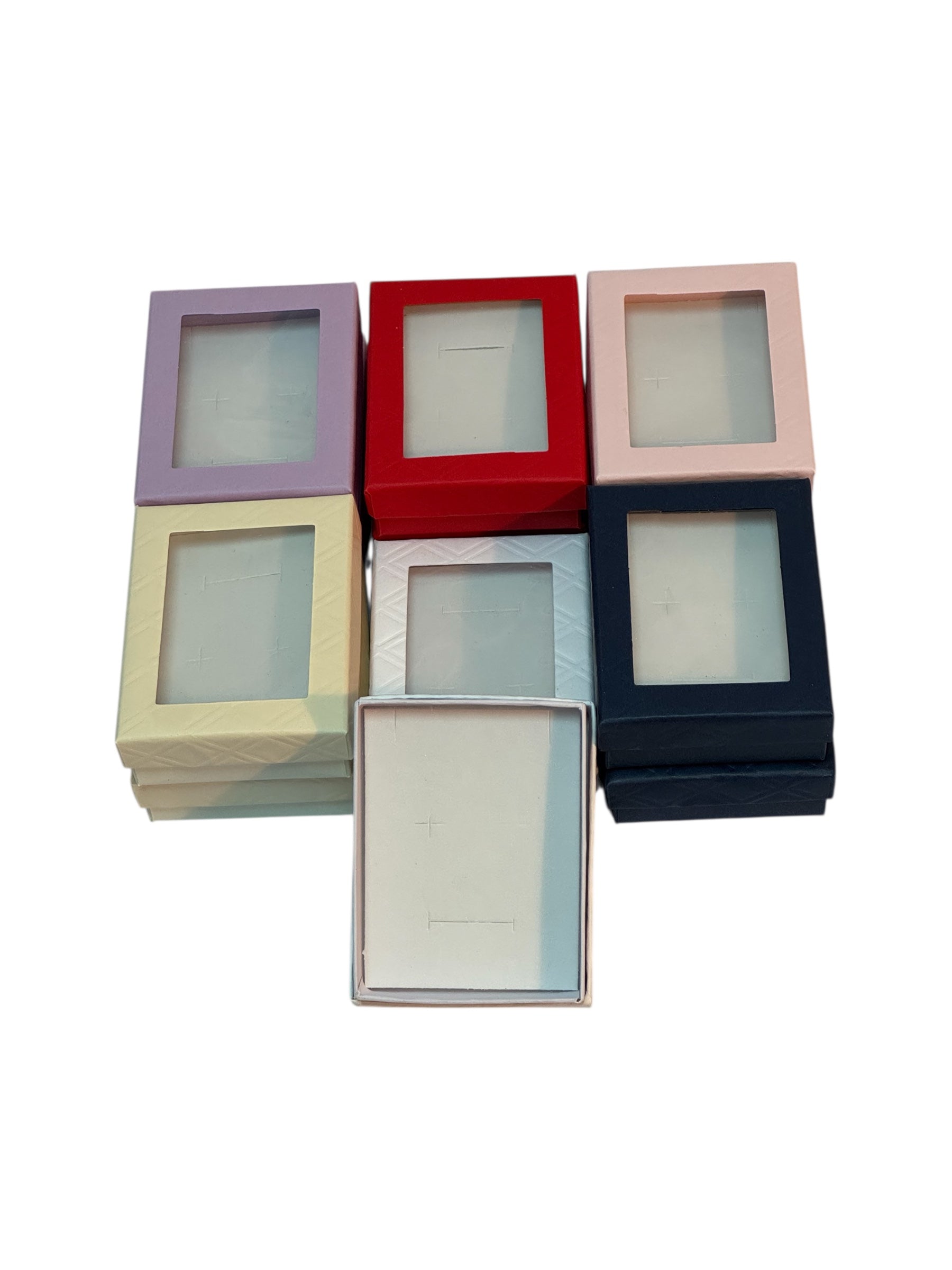 Cutie Carton Set Bijuterii Cu Geam 7X9 cm 12/set