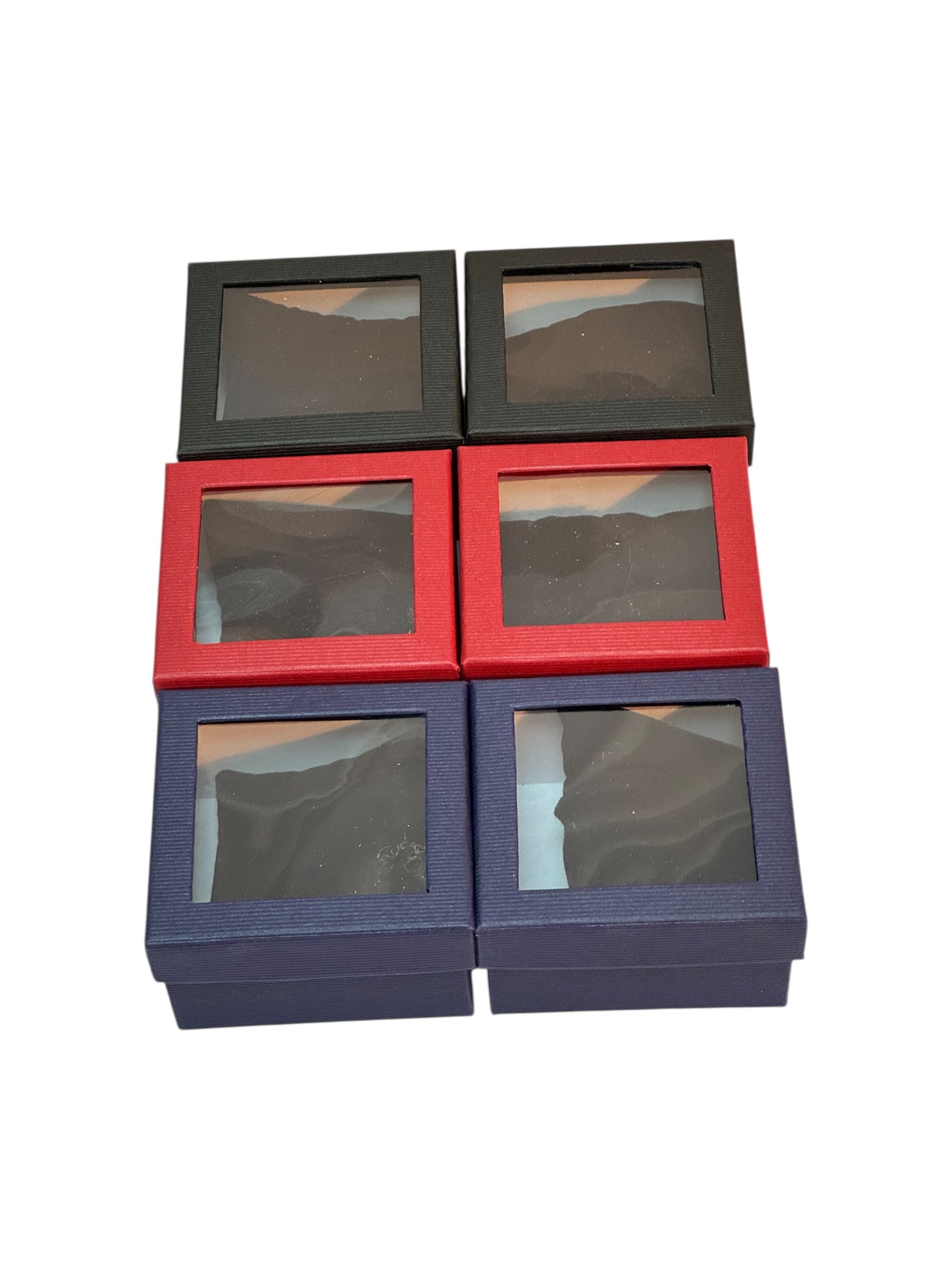 Cutii Carton Cu Pernuta Si Fereastra 6/set 8,5x9cm