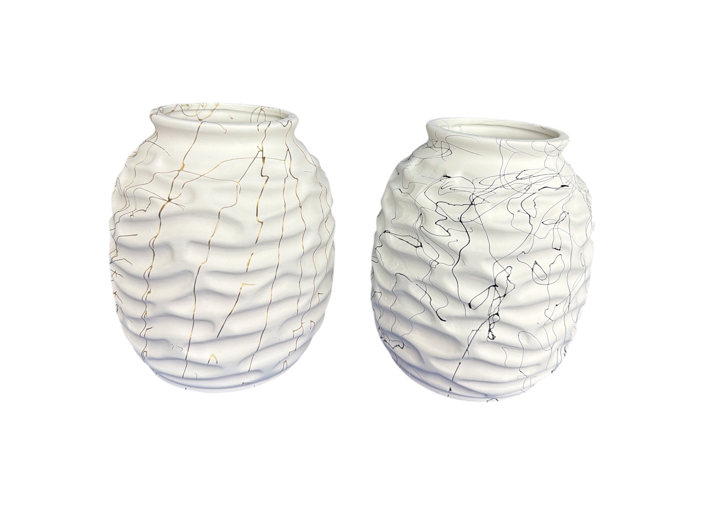Vaza Ceramica Rotunda Valurita