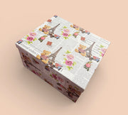 Cutie Carton 10/set Decoarta cu Turnul Eiffel