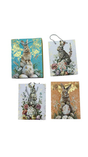 Pungi cadou decor iepurasi 12/set
