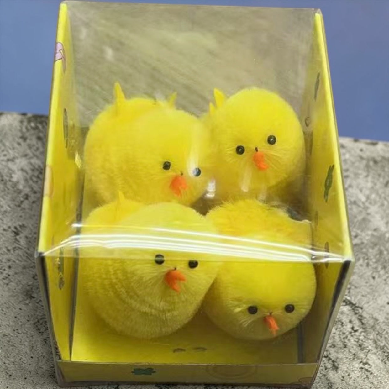 Decoratiune Paste Puisori 4/set H4,3cm