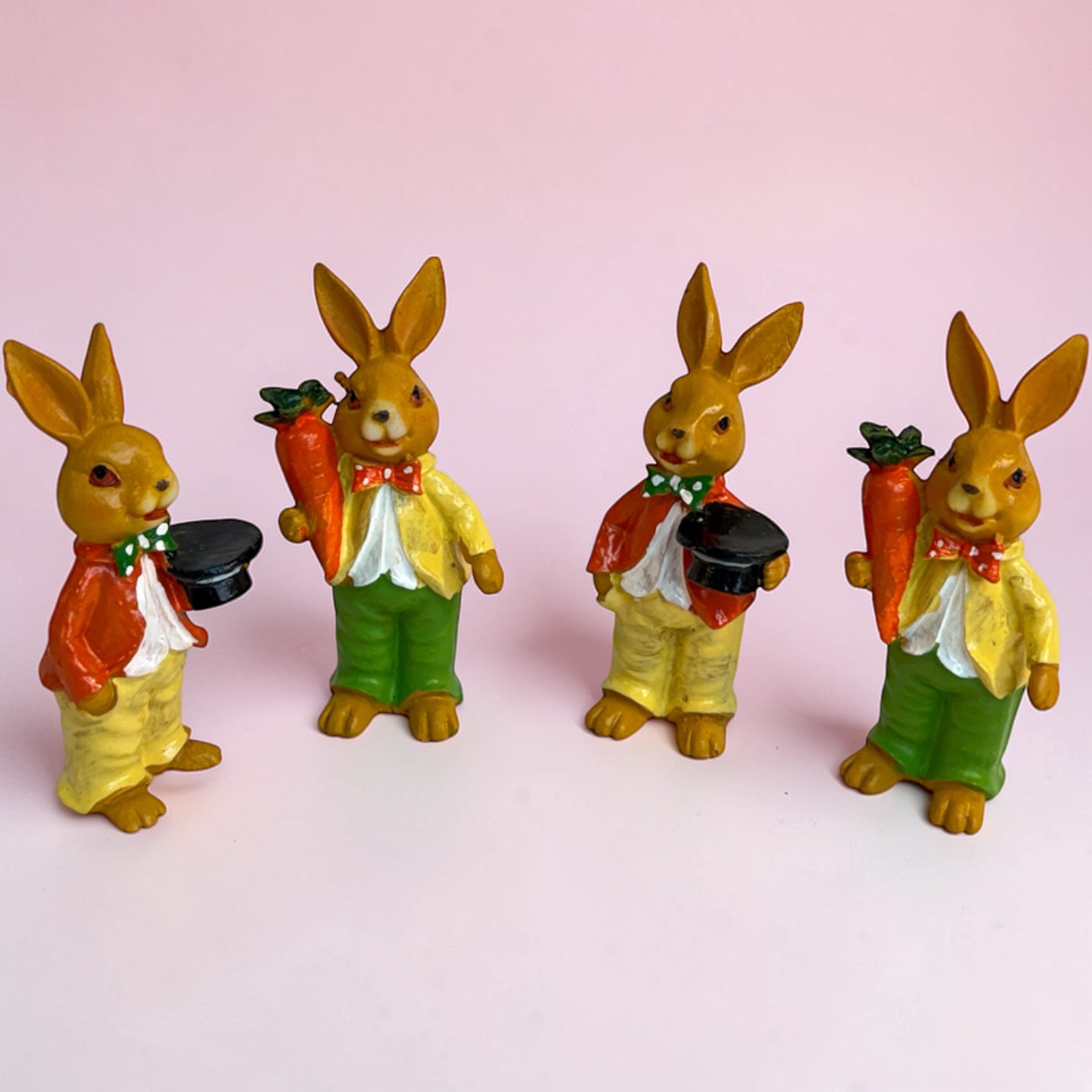 Decoratiune Paste Iepuri Rasina 4/set