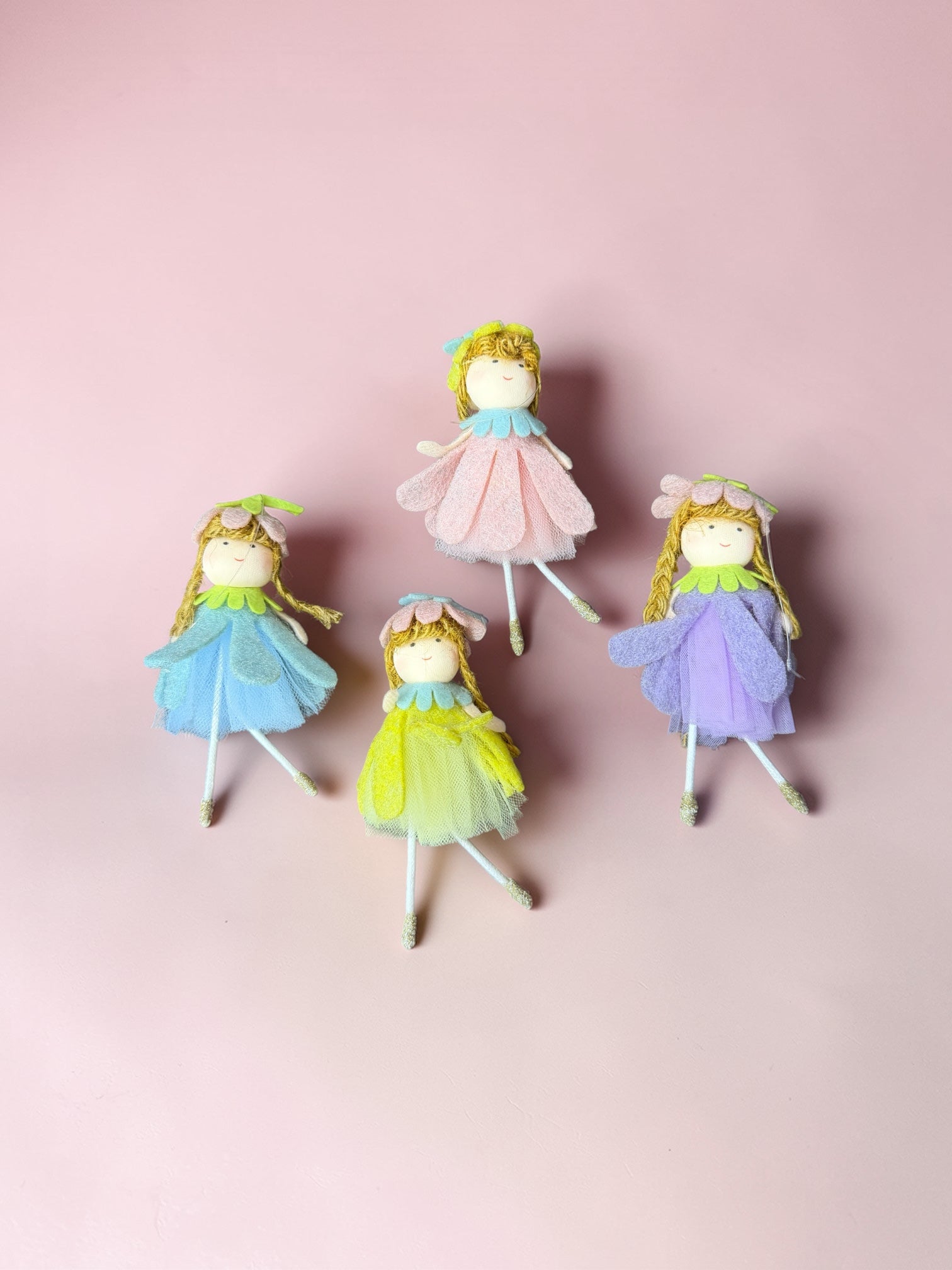 Decoratiune Paste Fetita Fusta Floare