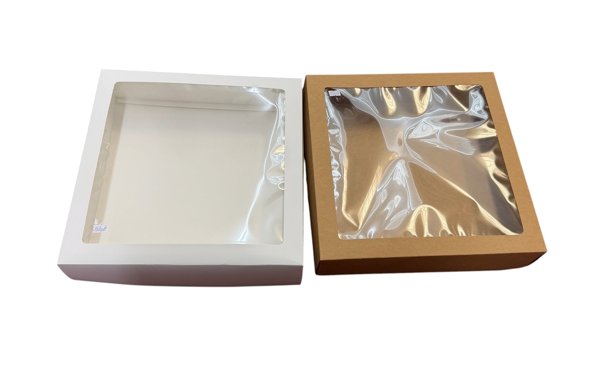 Cutie Cadou Carton Cu Fereastra Acetofan 35x35x8cm 12/Set