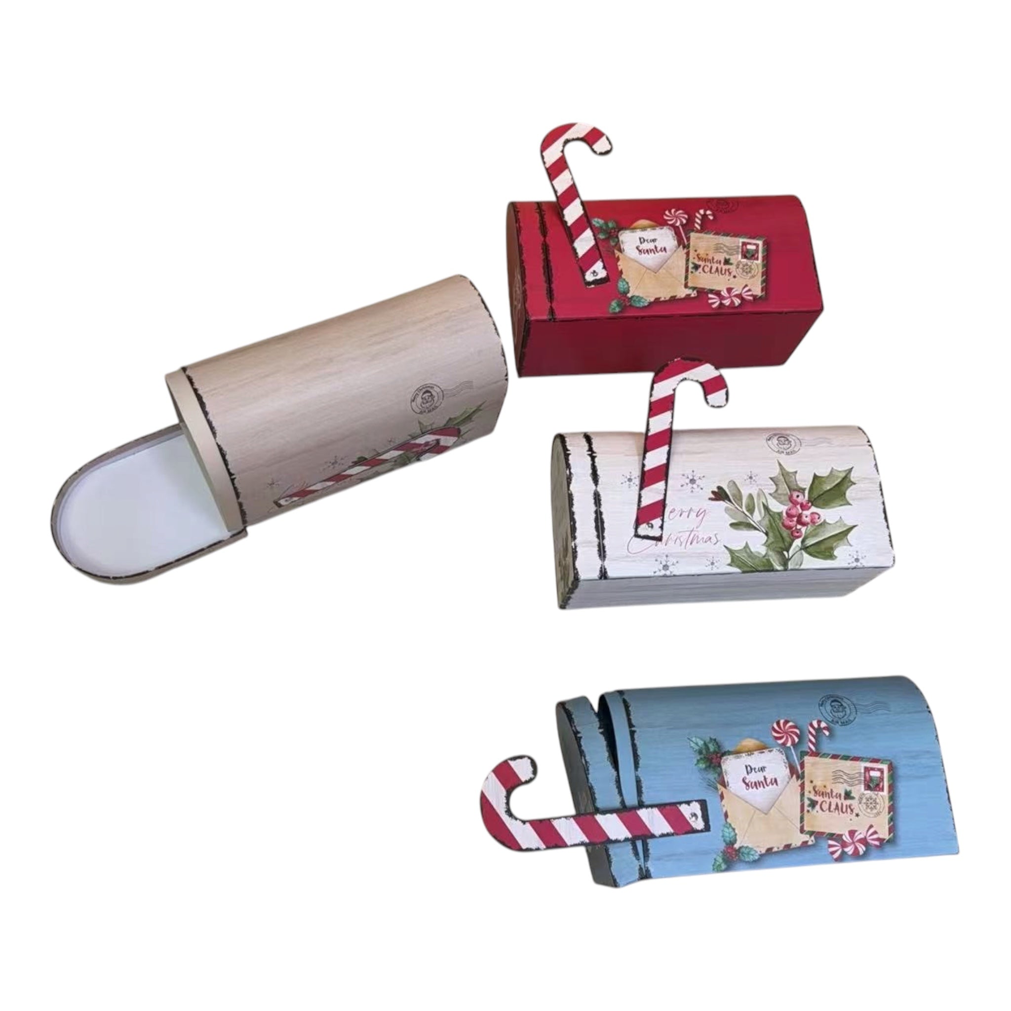 Cutie Carton in Forma de Cutie Postala Craciun