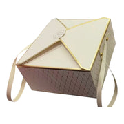 Cutie Cadou Carton Pentru Trusou Cu Romburi Aurii 12/set