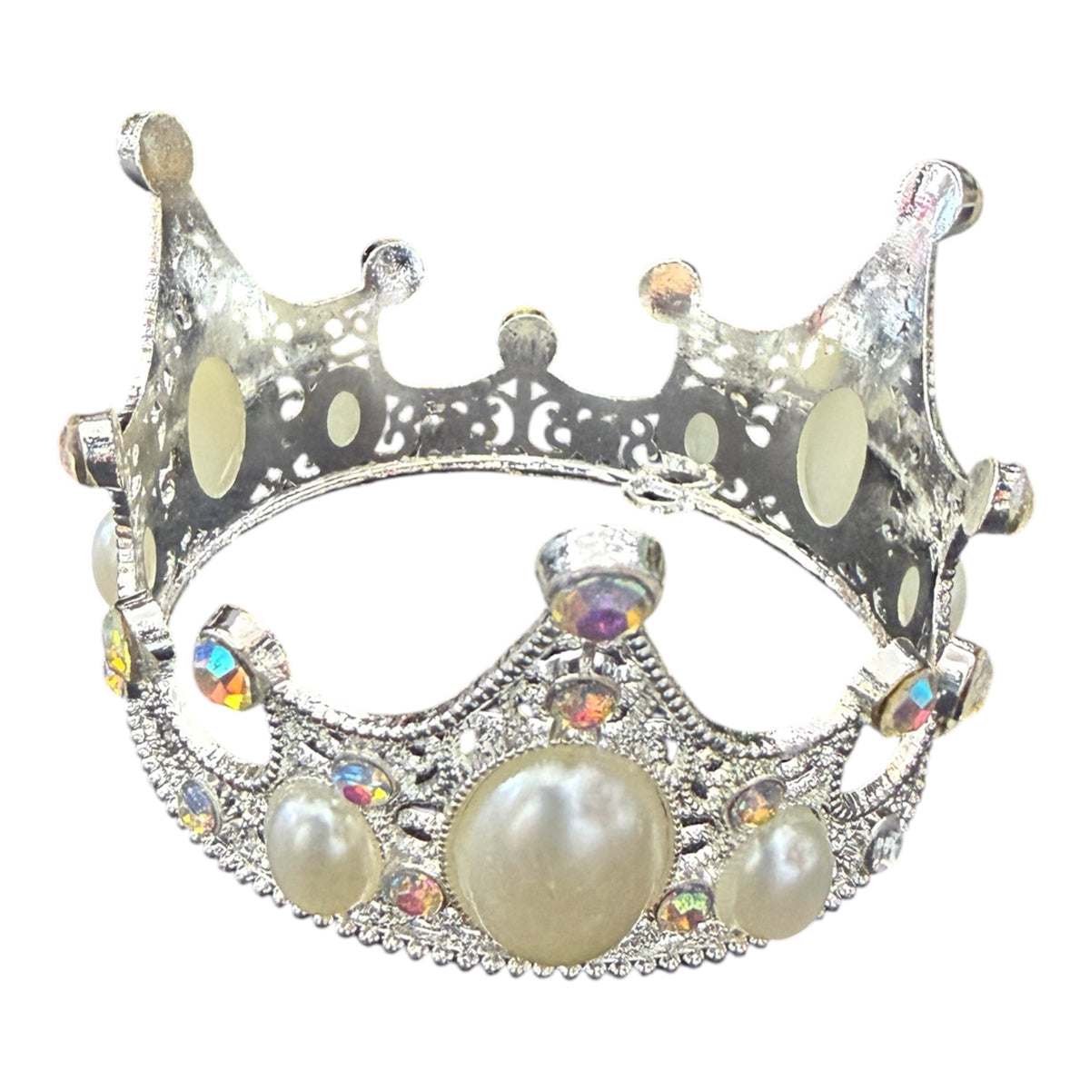 Coronita Metal Cu Strasuri Decorativa Medie