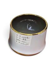 Ghiveci Ceramica Lacuit Margine Aurie Mare
