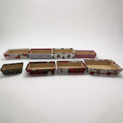 Cutii Cadou Carton In Forma De Tava Craciun 5/set