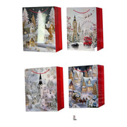 Pungi Cadou Craciun Subtiri Peisaj 12/set