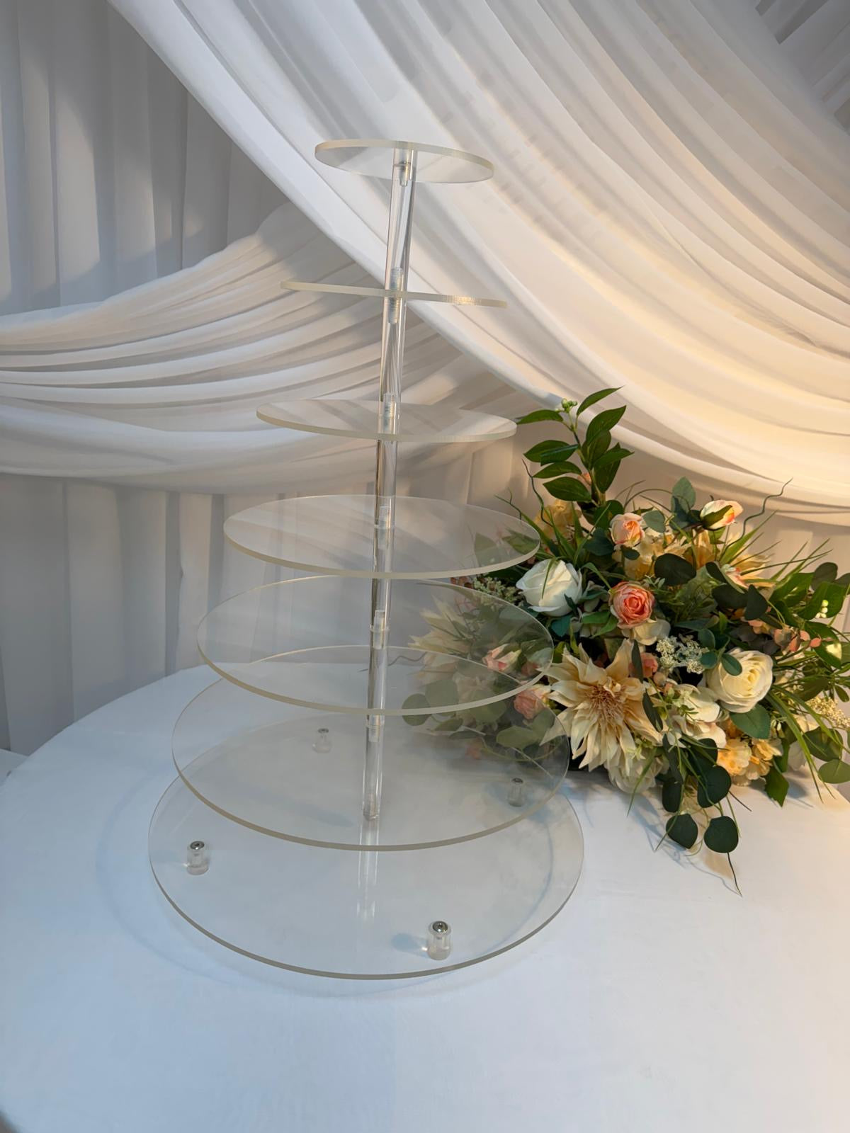 Platou Candy Bar 7 etaje Plastic Acril Transparent