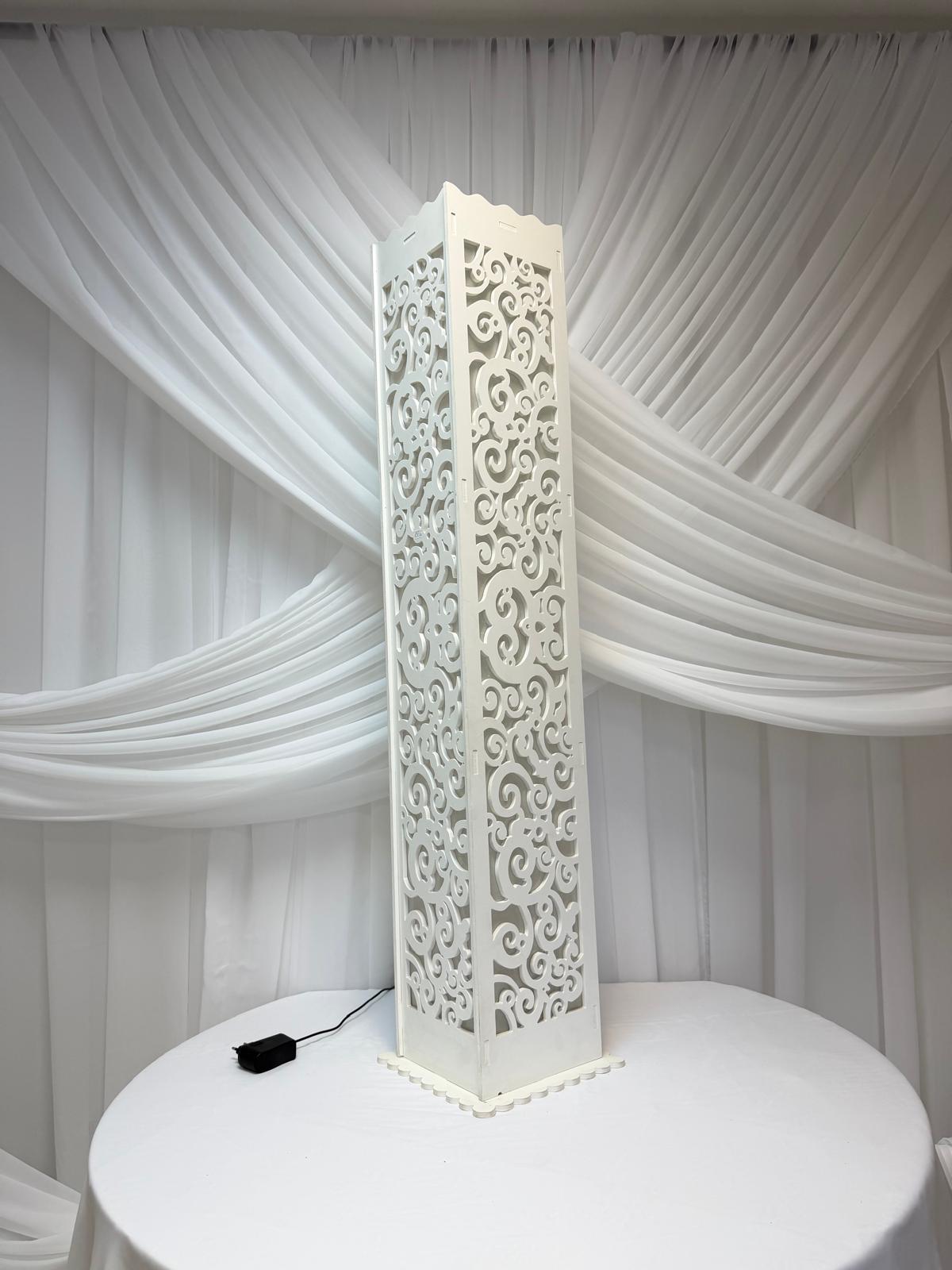 Suport Aranjamente Florale Stalp Luminos Plastic