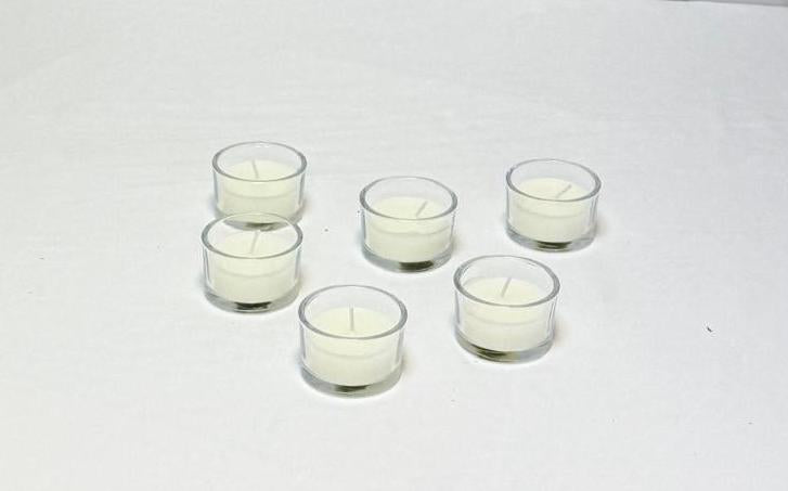 Lumanari Paharel Cu Ceara Alba 12/set