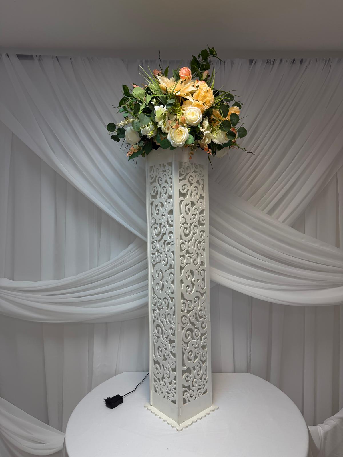 Suport Aranjamente Florale Stalp Luminos Plastic