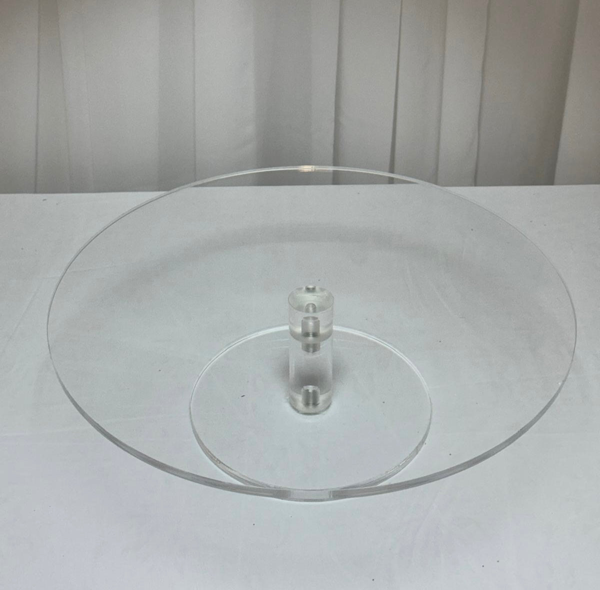 Platou Candy Bar Acril cu Picior - Diametru 40cm