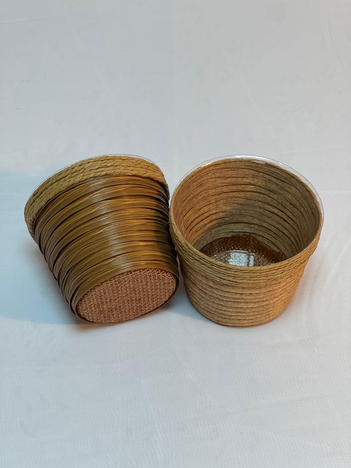 Cosulet din Bambus plastifiat in interior